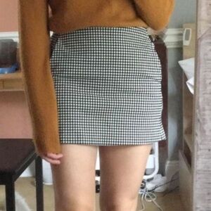 Urban outfitters micro mini gingham 90s skirt size XS